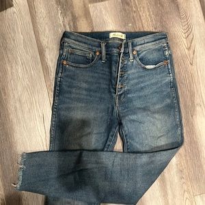 Madewell button fly jeans